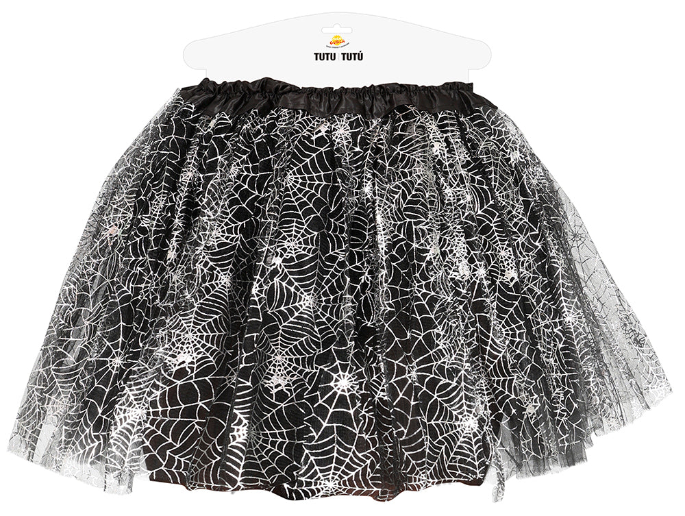 Kinder Tutu mit Spinnenweben 30 cm – Halloween & Kostüm
