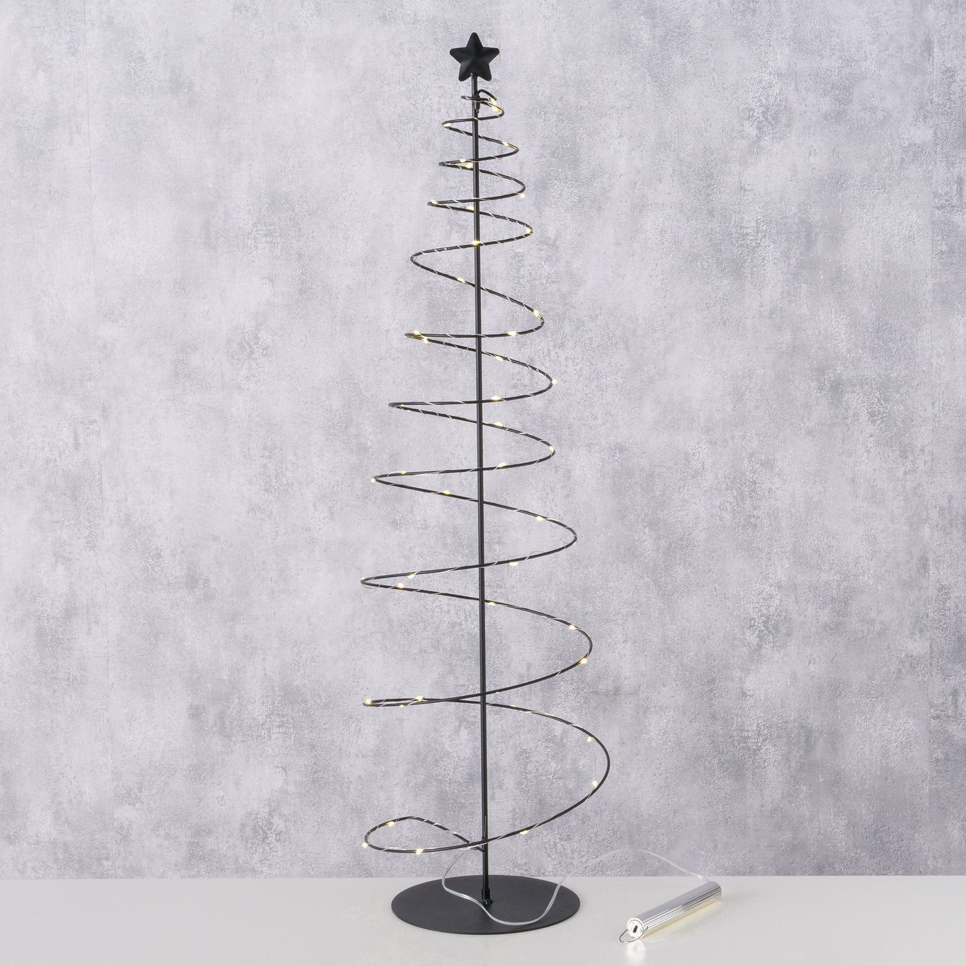 Metall-Deko-Baum mit LED – 80 cm