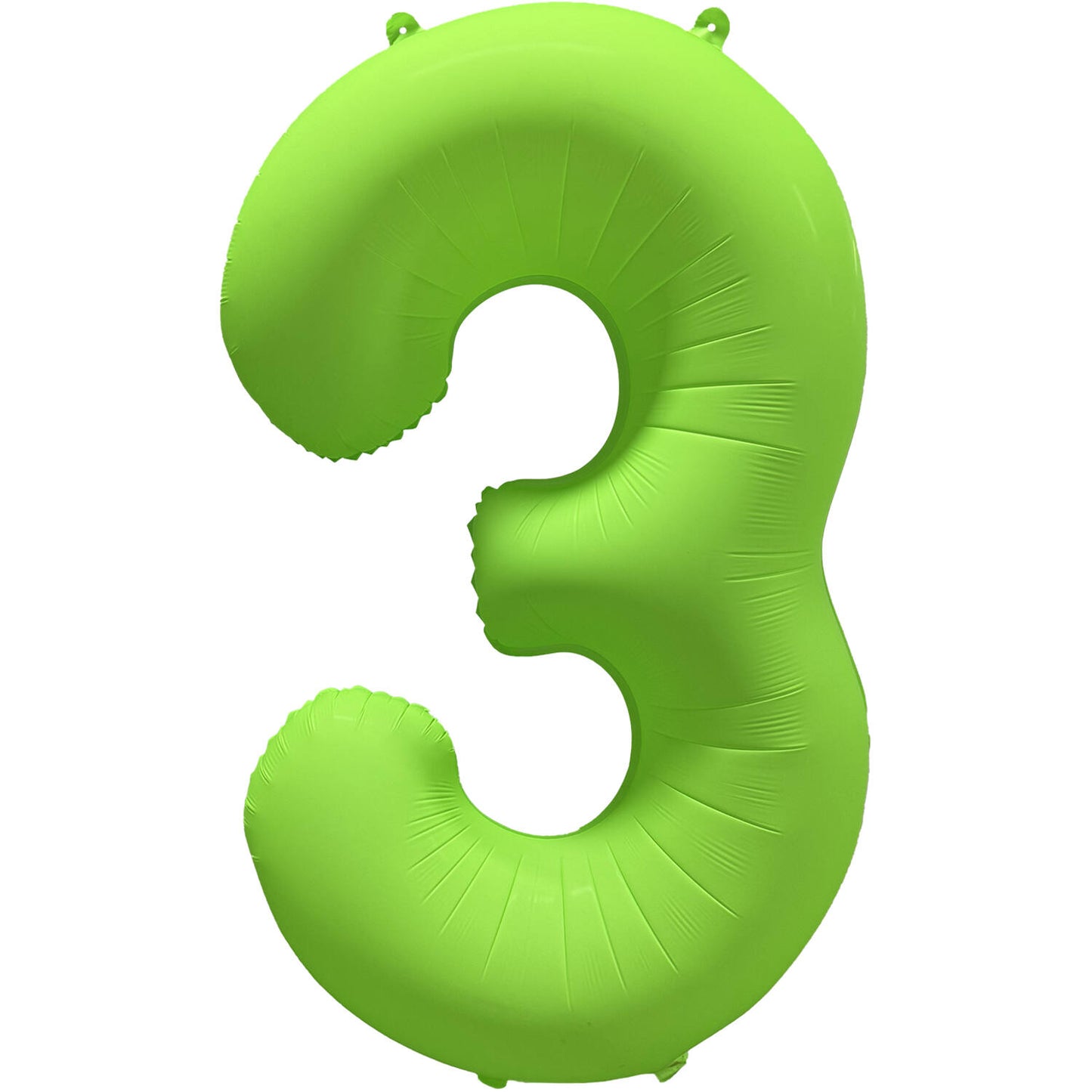 Folienballon Zahl - Neon Grün - 86 cm