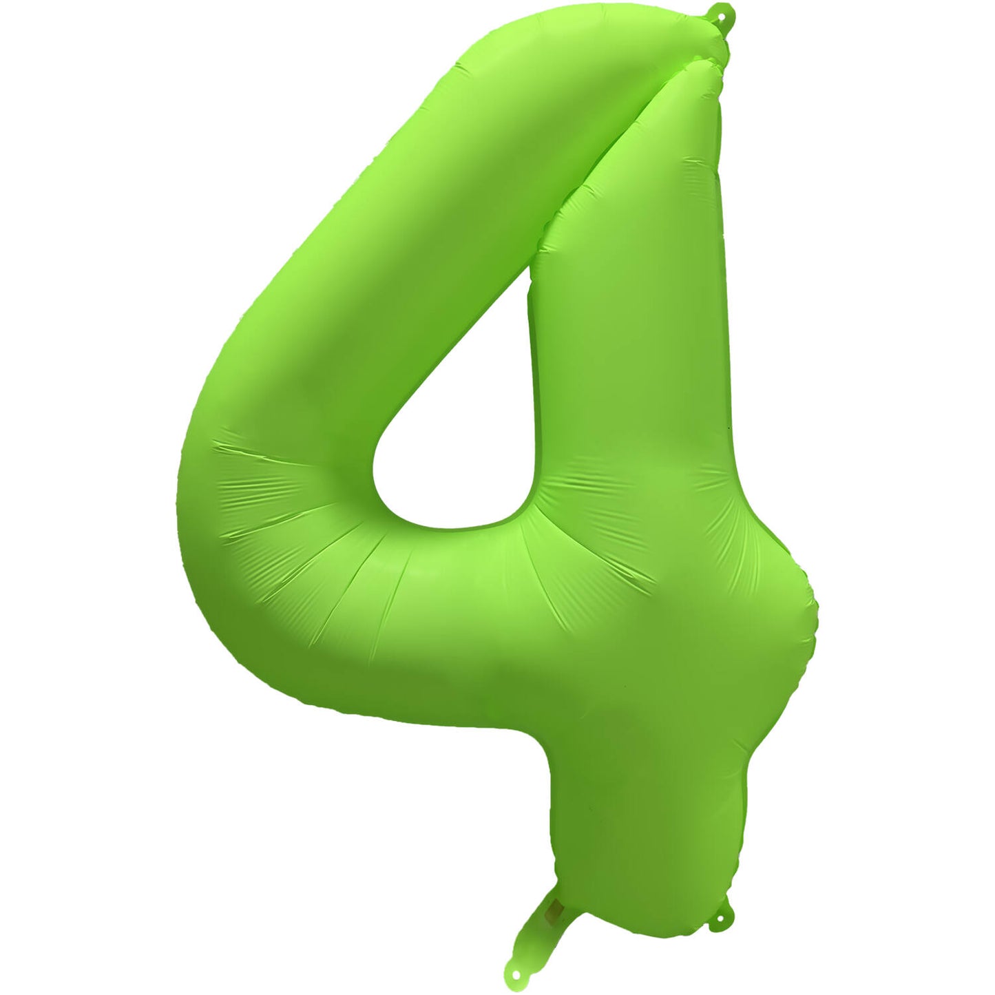 Folienballon Zahl - Neon Grün - 86 cm