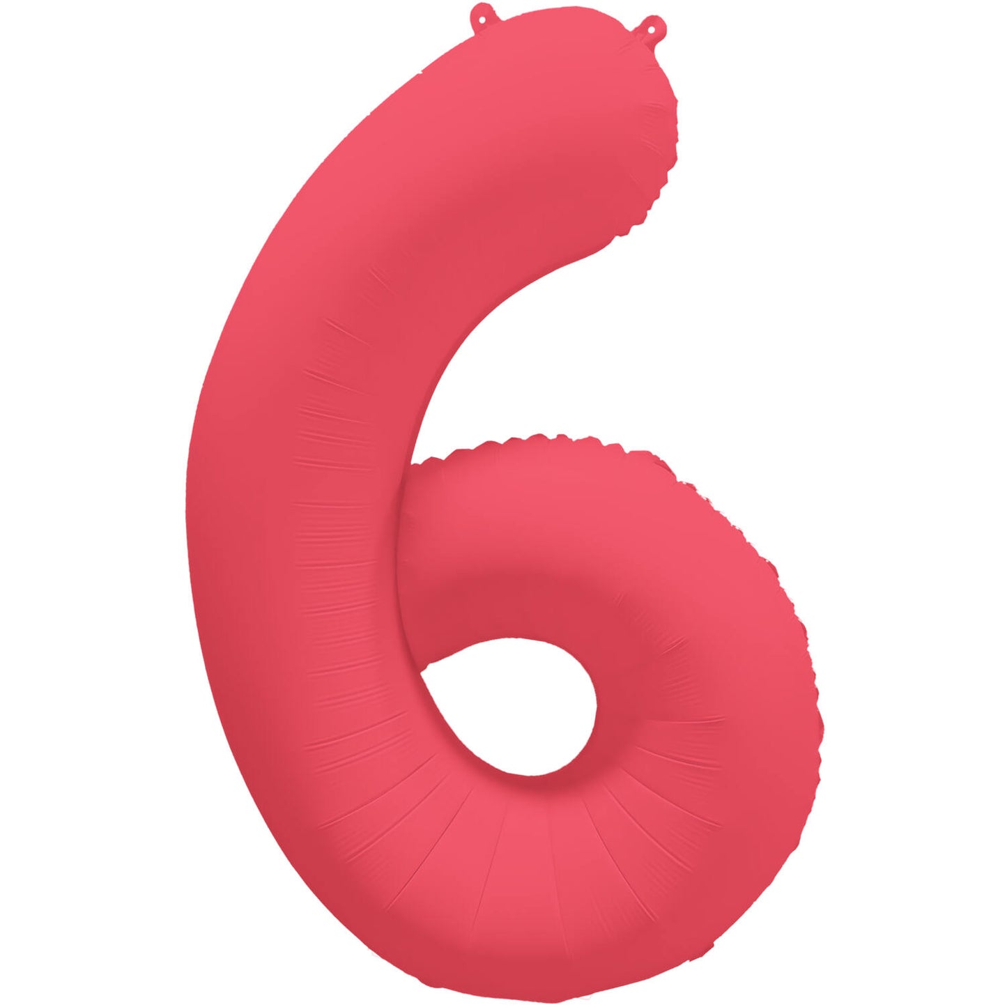 Folienballon Zahl - Neon Rot - 86 cm