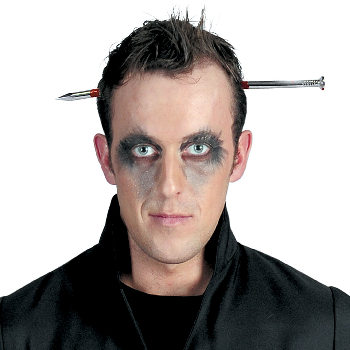 Halloween Gag „Nagel durch den Kopf“ – Blutiges Horror-Accessoire