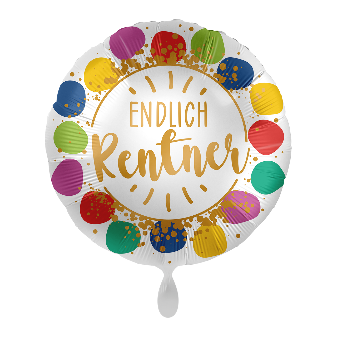 Folienballon – Endlich Rentner Ø 45 cm