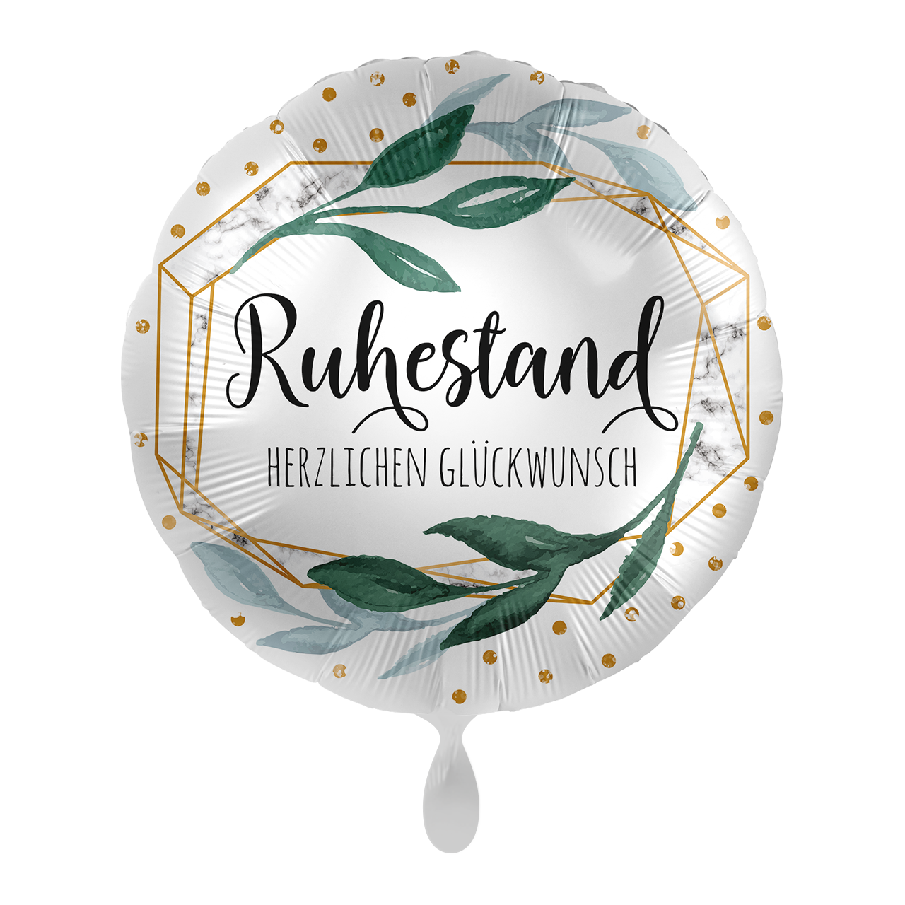 Folienballon – Ruhestand Herzlichen Glückwunsch Ø 45 cm