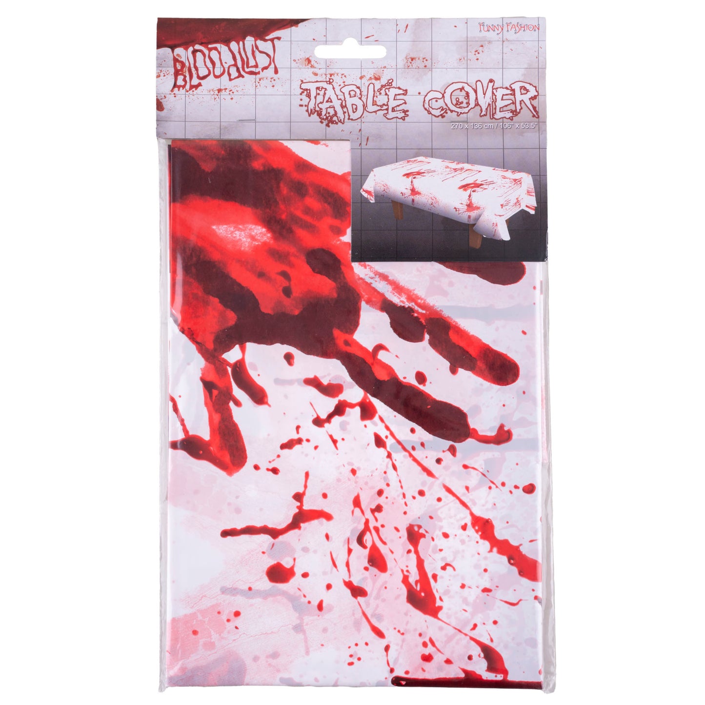 Halloween Tischdecke „Bloodlust“ – 137 x 274 cm