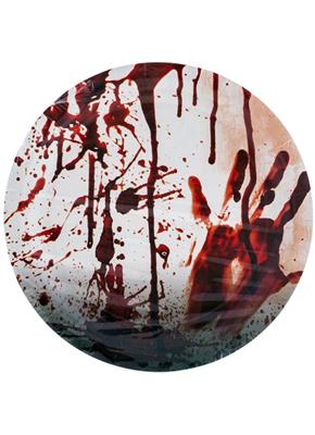 8er-Set Teller „Bloodlust“ 23 cm – Halloween Partygeschirr