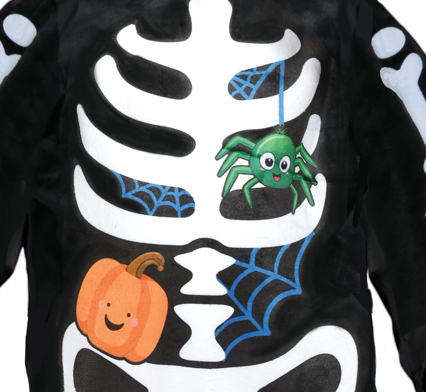 Skelett Boo Baby Kostüm – Gruselig-niedliches Halloween Outfit für Babys