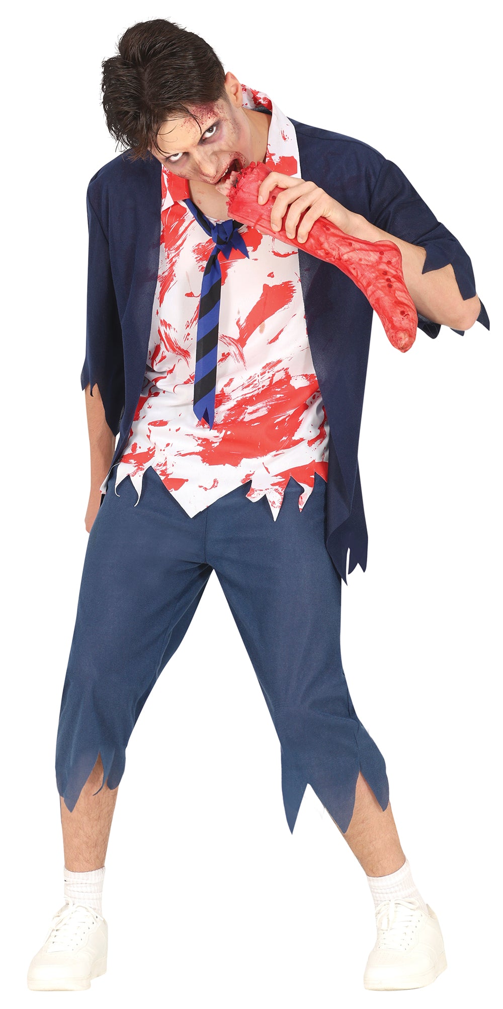 Zombie Highschool Kostüm für Teens – Grusel-Outfit für Halloween