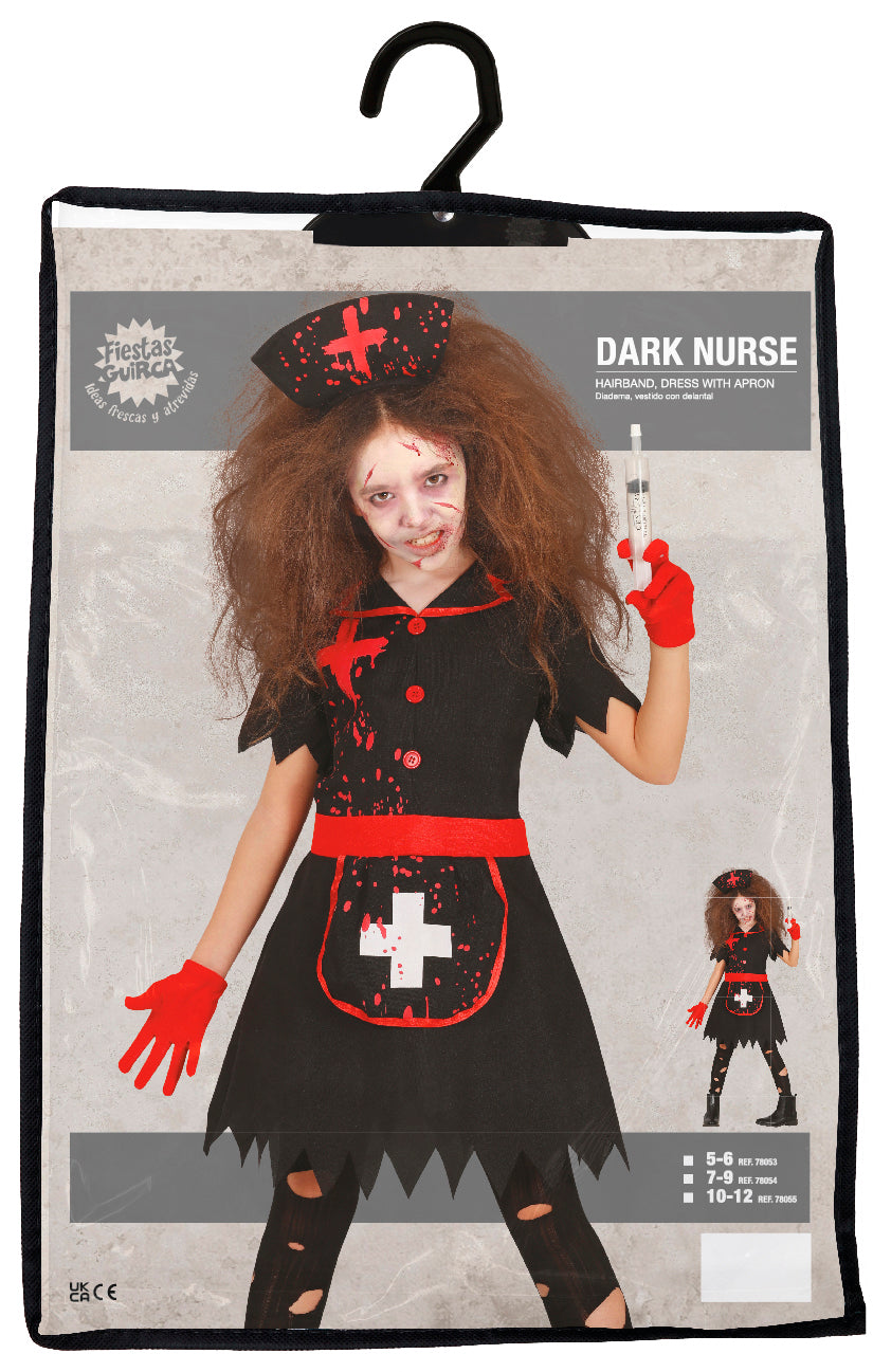 Finstere Zombie Krankenschwester Kostüm – Gruseliges Halloween Outfit