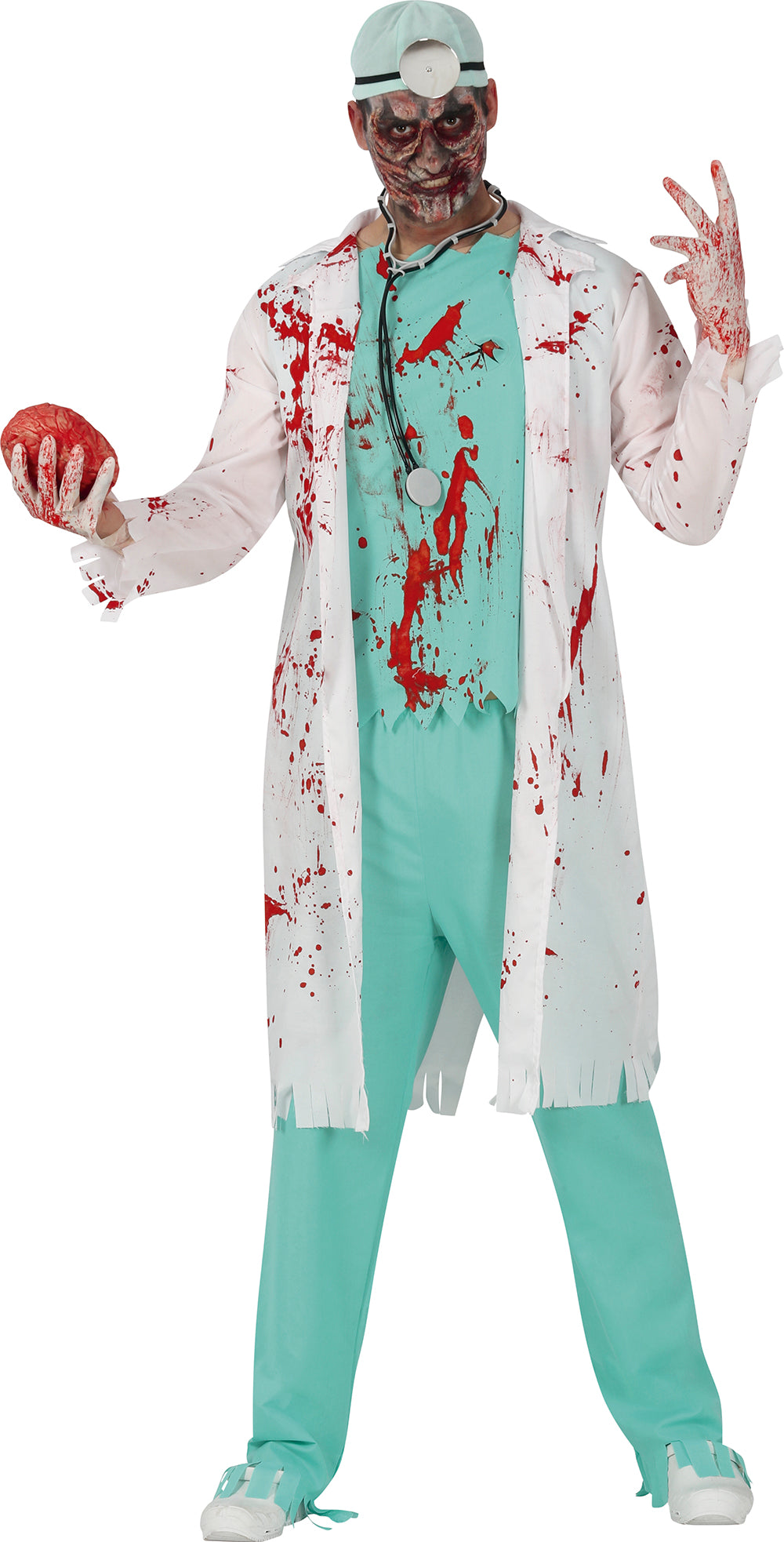 Zombie Arzt Kostüm für Herren – Gruseliges Horror-Outfit für Halloween