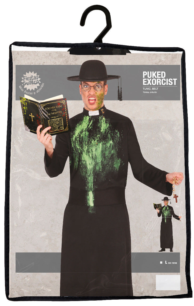 Dämonischer Exorzist Kostüm – Horror Outfit für Halloween & Gruselpartys