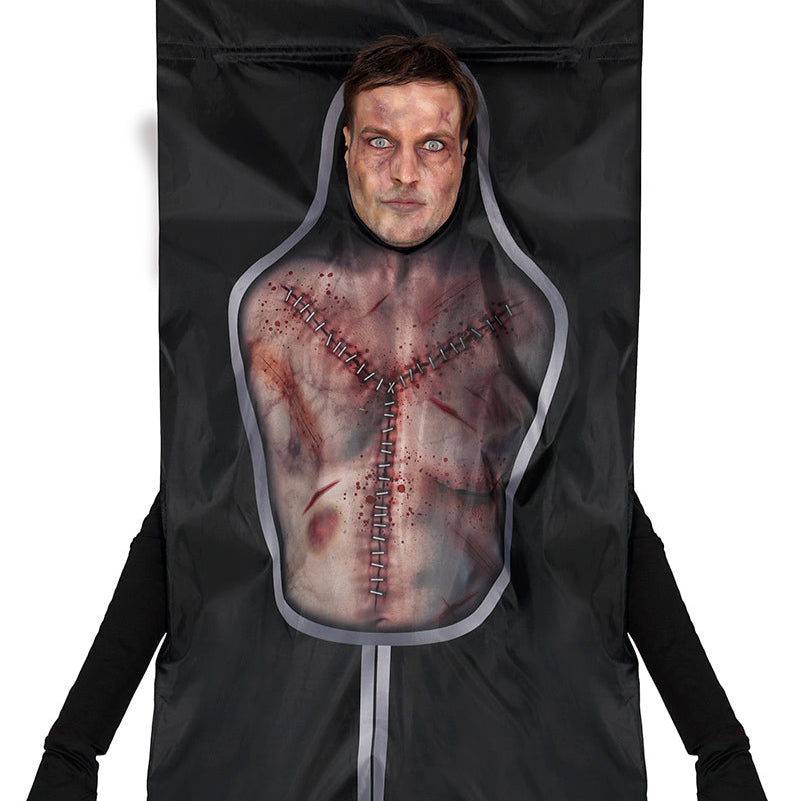 Leiche im Leichensack Kostüm – Gruseliges Halloween Herren Kostüm