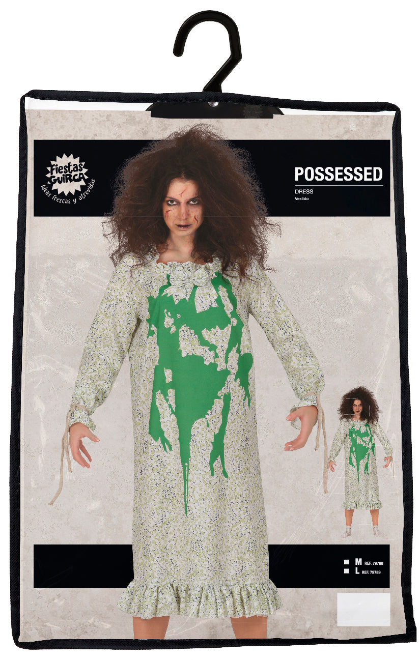 Besessene Frau Kostüm – Horror Outfit für Halloween & Gruselpartys