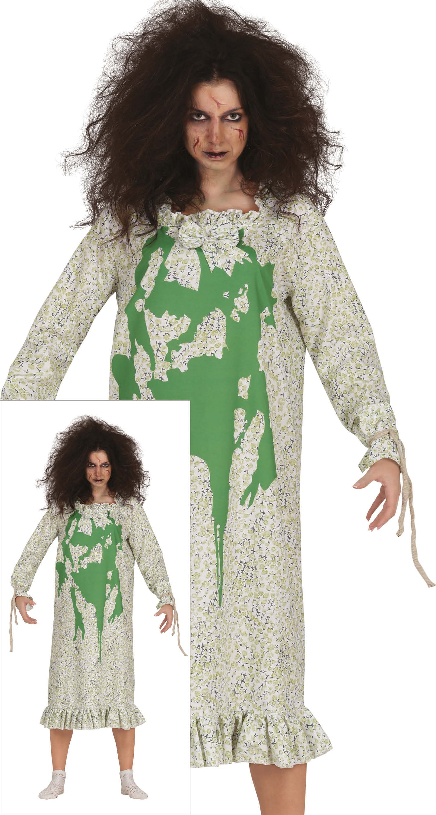 Besessene Frau Kostüm – Horror Outfit für Halloween & Gruselpartys