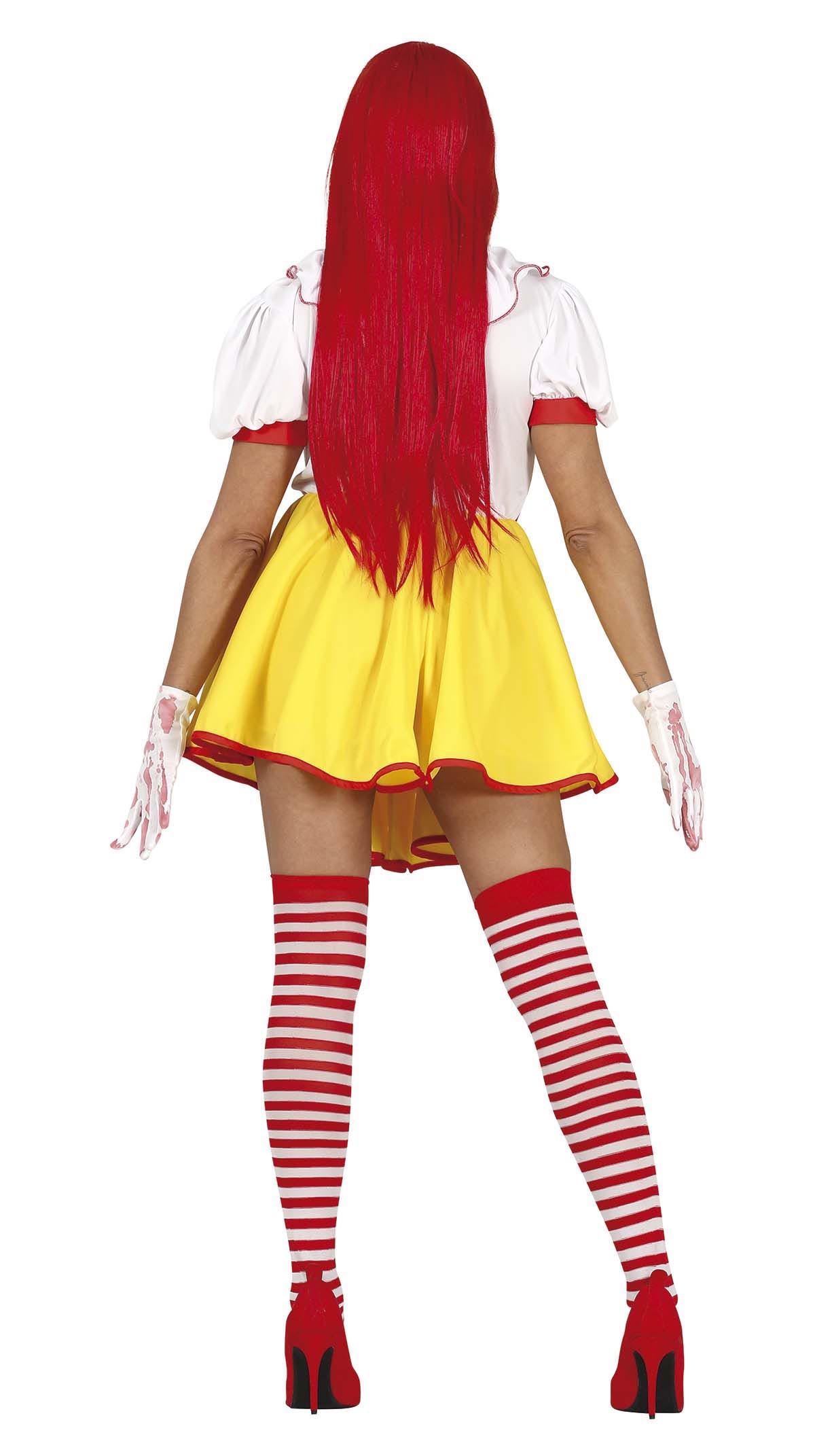 Miss McKiller Clown Damenkostüm – Gruseliges Halloween Outfit