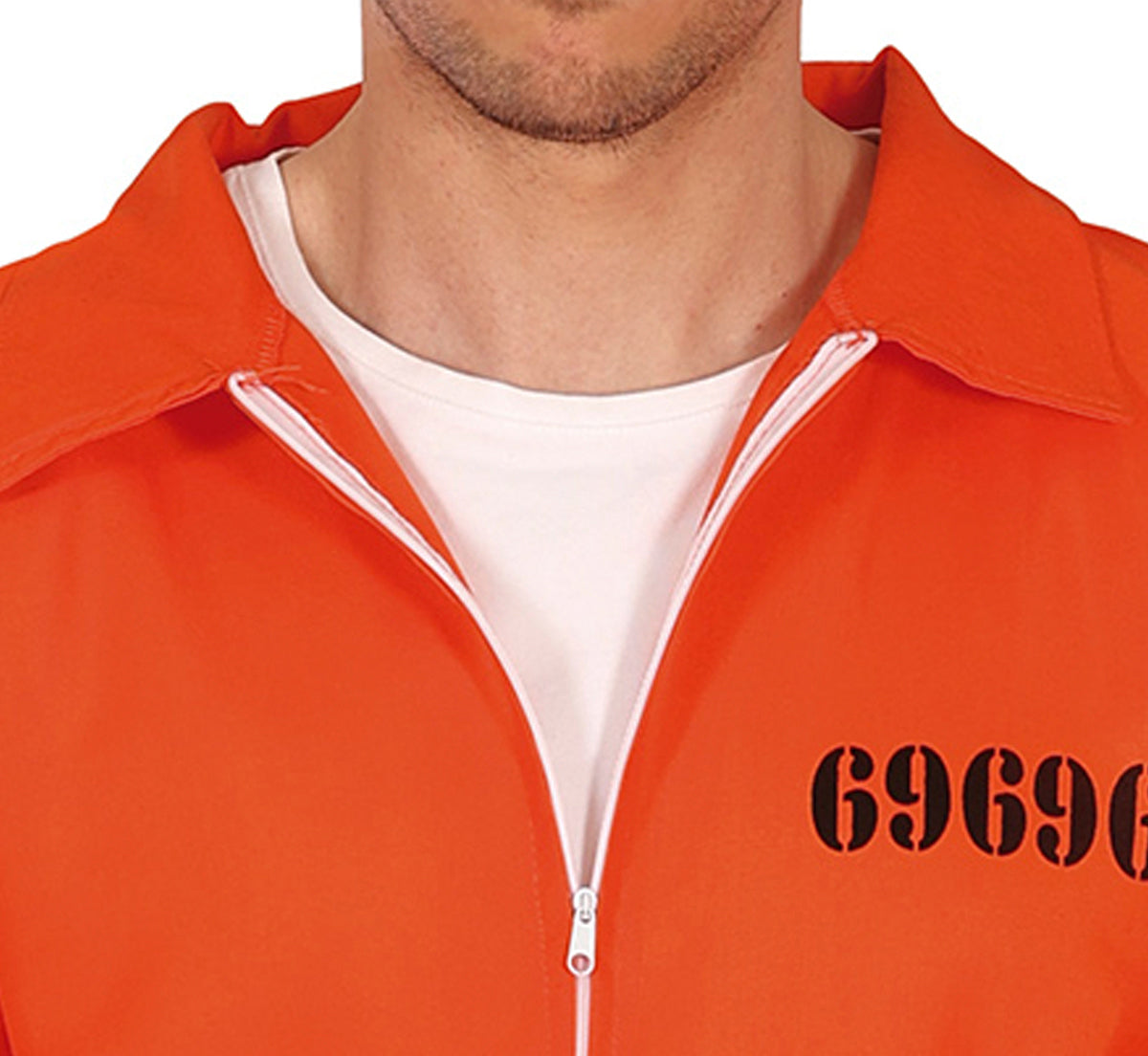 Orange Häftling Kostüm für Herren – Gefängnis Outfit für Halloween & Karneval