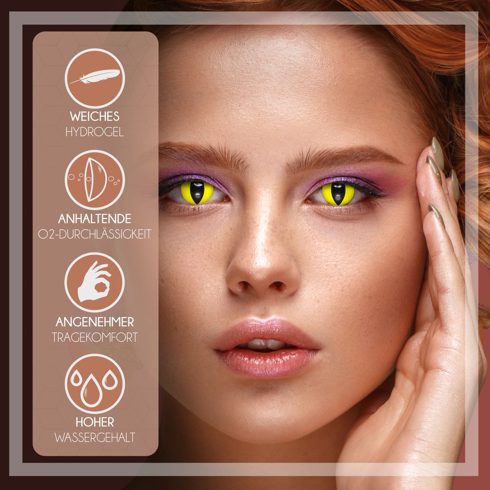 Kontaktlinsen glowing Wildcat
