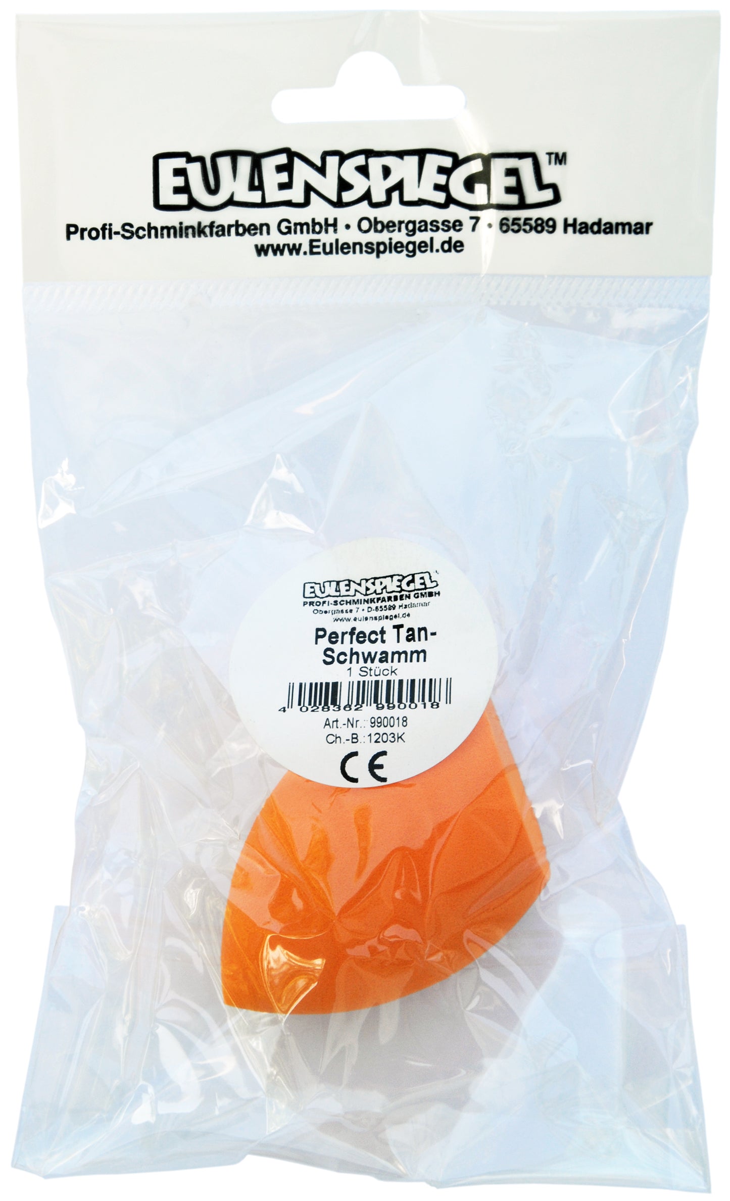 Eulenspiegel Perfect Tan Schwamm – Make-up Ei, einzeln