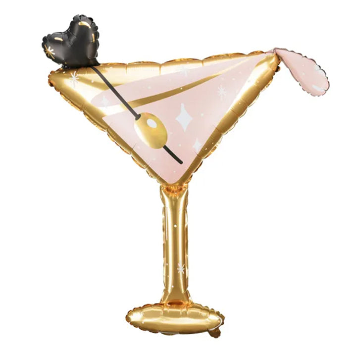 Folienballon Cocktailglas – 126 x 93 cm