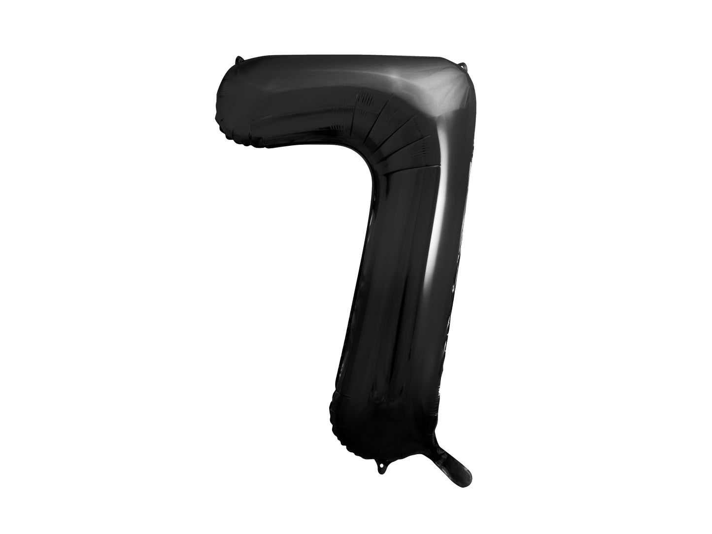 Folienballon Zahl - 86 cm, Schwarz