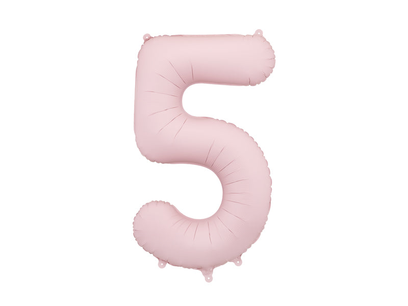 Folienballon Zahl – 86 cm, rosa