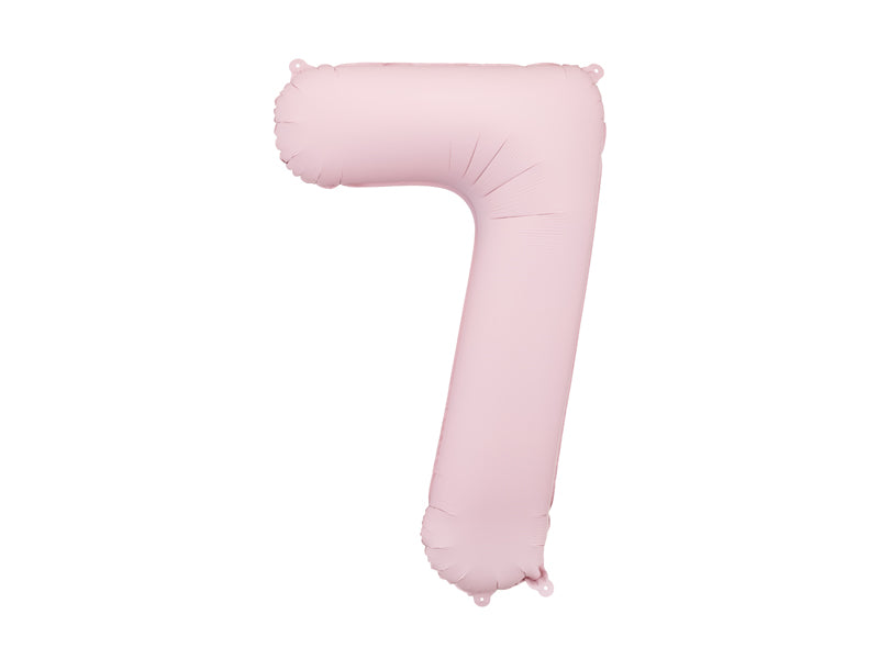 Folienballon Zahl – 86 cm, rosa