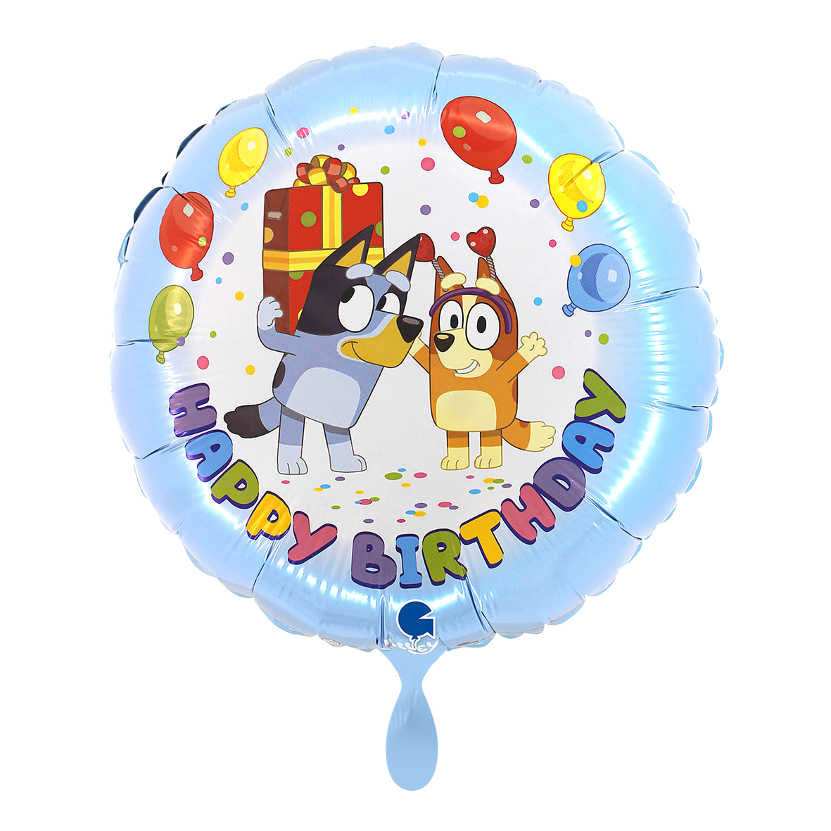 Ballon – Bluey „Happy Birthday“ Folienballon Ø 45 cm