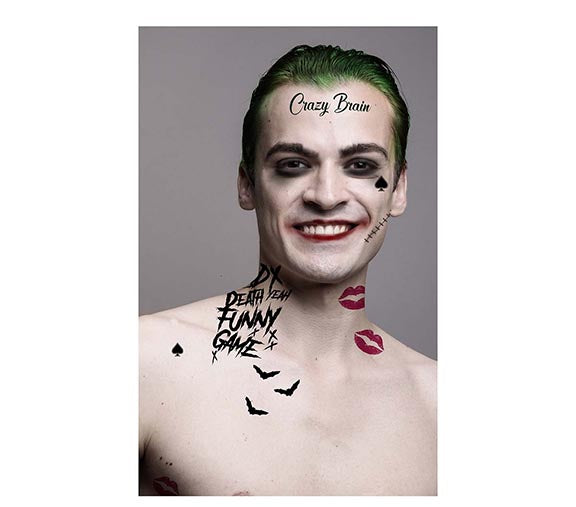 Mr. Smile Klebe-Tattoo – Für Gesicht & Körper