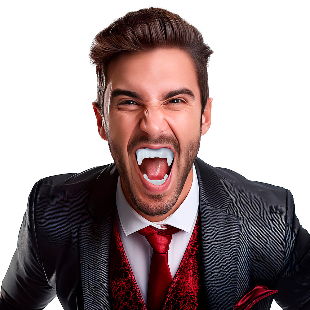 Vampirzähne für Halloween – Eckzähne für Kinder & Erwachsene