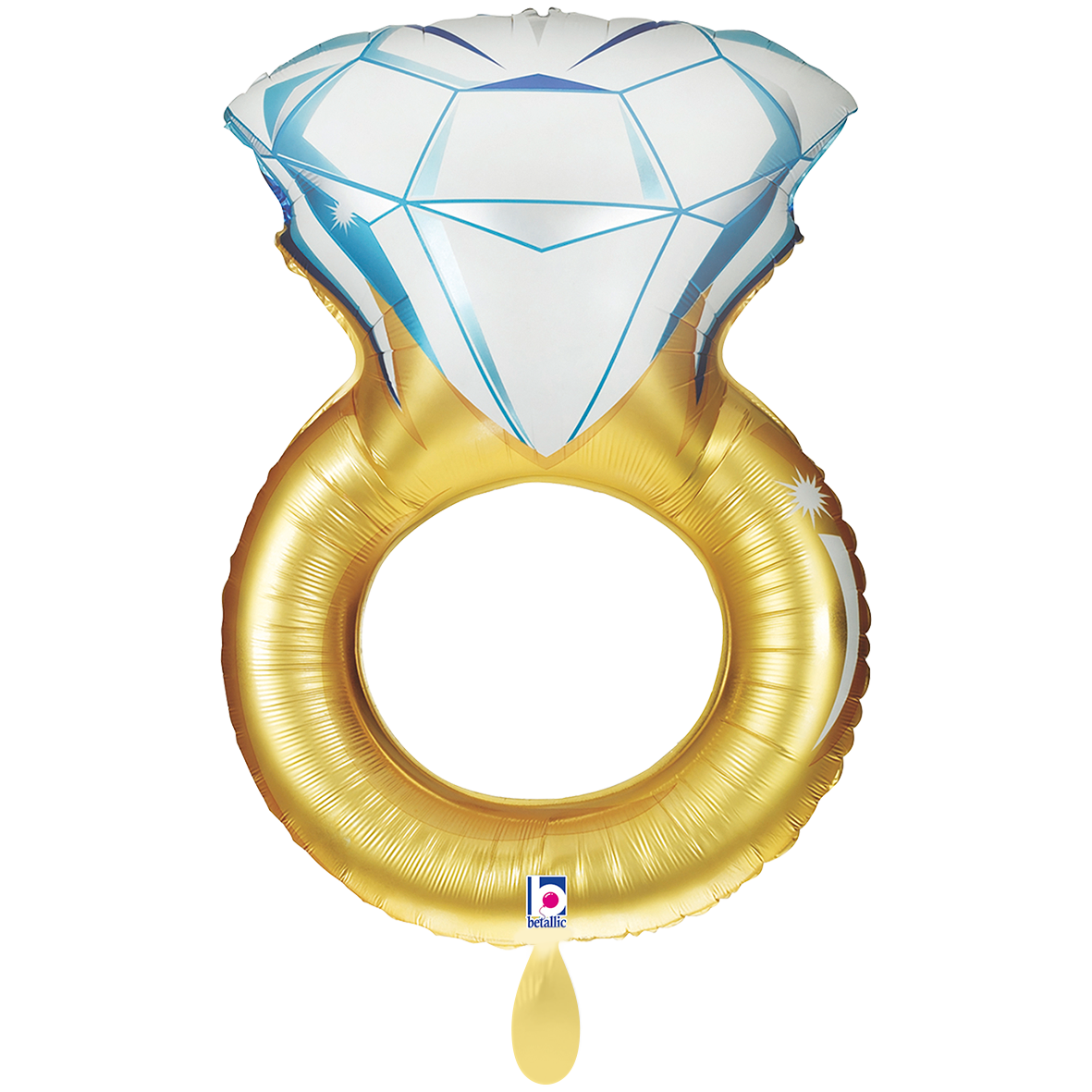 XXL Ballon – Wedding Ring Folienballon 57x84 cm
