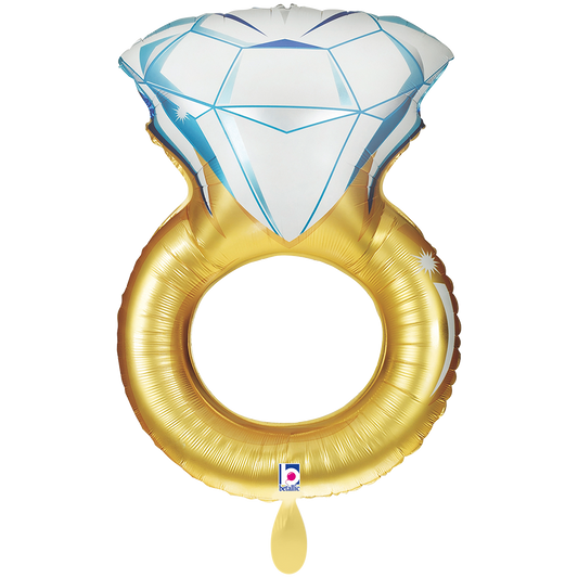 XXL Ballon – Wedding Ring Folienballon 57x84 cm
