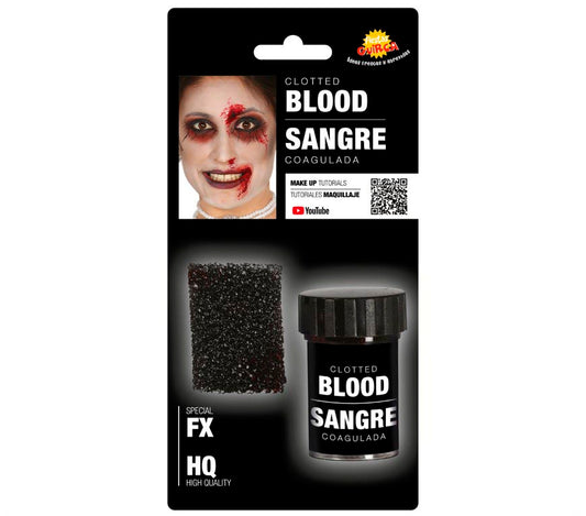 Dickflüssiges Kunstblut in Tube mit Schwamm – Horror Effekt Make-up