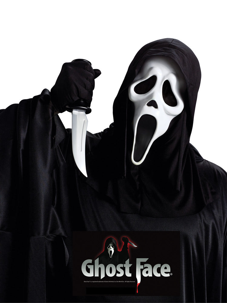 Ghost Face® Maske mit Messer-Set – Kultiger Horror-Style