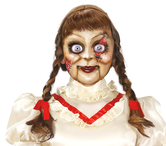 Killer Puppe Maske aus Latex – Vintage Horror Halloween