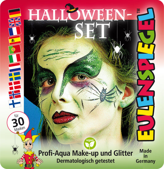 Motiv-Set Halloween – 3 Farben, Glitzer, Pinsel & Anleitung