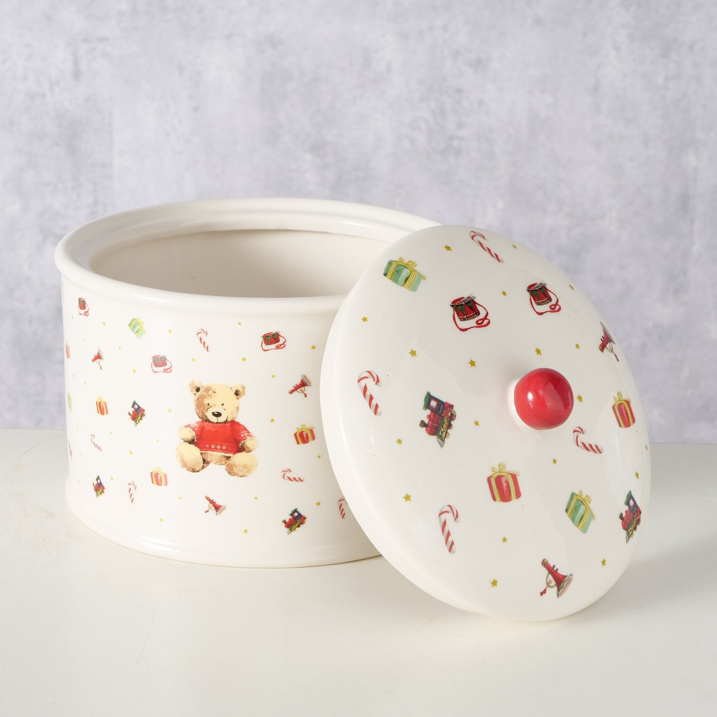 Keramik-Dose „Weihnachtsmotiv“ – 2 Liter