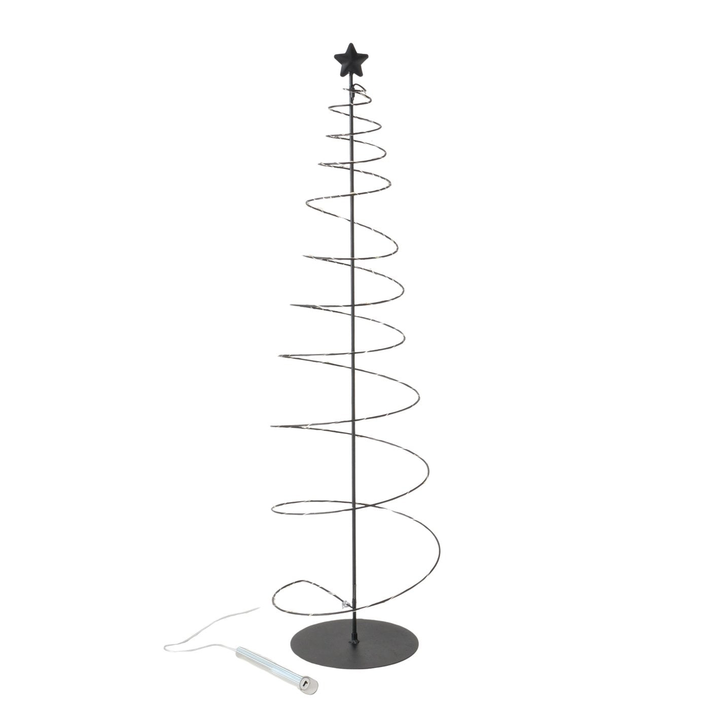 Metall-Deko-Baum mit LED – 80 cm