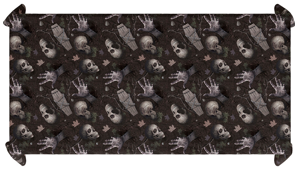 Halloween Tischdecke „Untoten Friedhof“ – 137x274cm