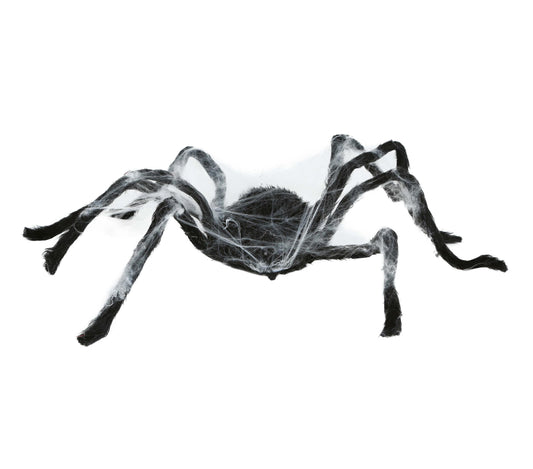 Gehende Halloween-Spinne – 80 cm mit Licht, Ton & Bewegung