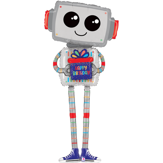 XXL Ballon – Special Delivery Robot Folienballon 66x157x37 cm