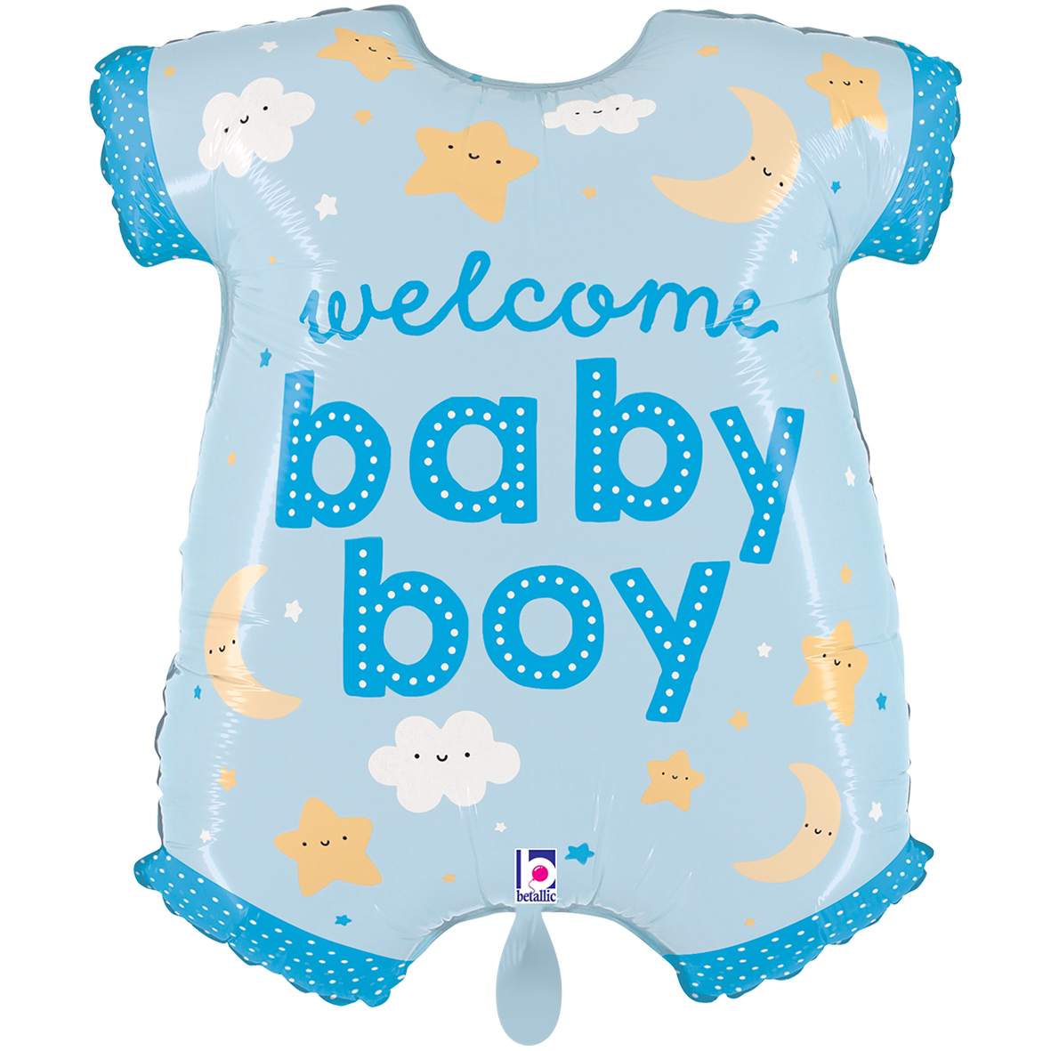 XXL Folienballon – Baby Junge Strampler 50x58 cm