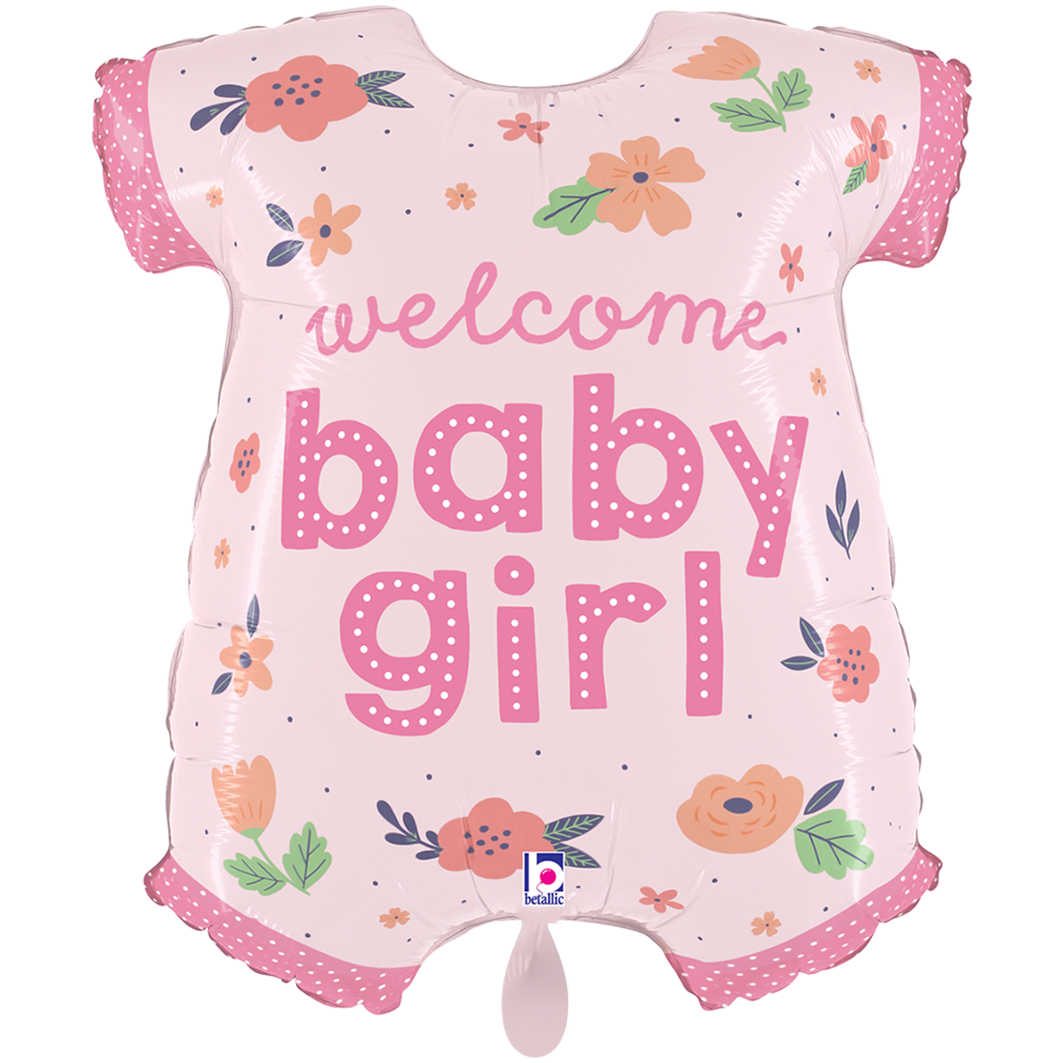 XXL Folienballon – Baby Mädchen Strampler 50x58 cm
