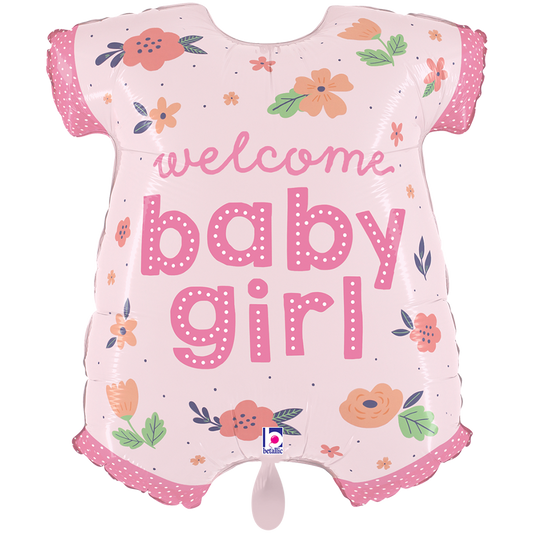 XXL Folienballon – Baby Mädchen Strampler 50x58 cm