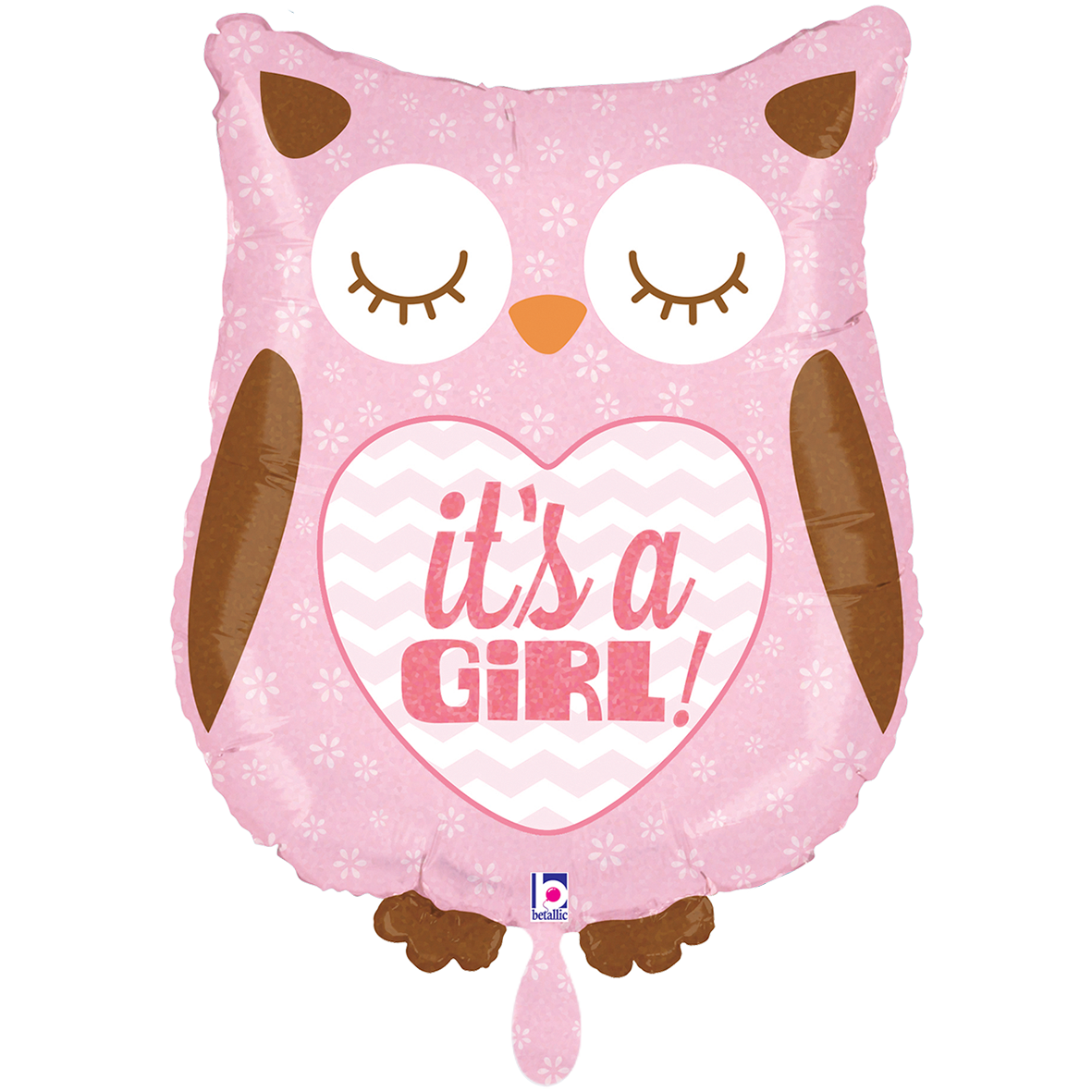 XXL Folienballon – Baby Owl „It’s a Girl“ /„It’s a Boy“