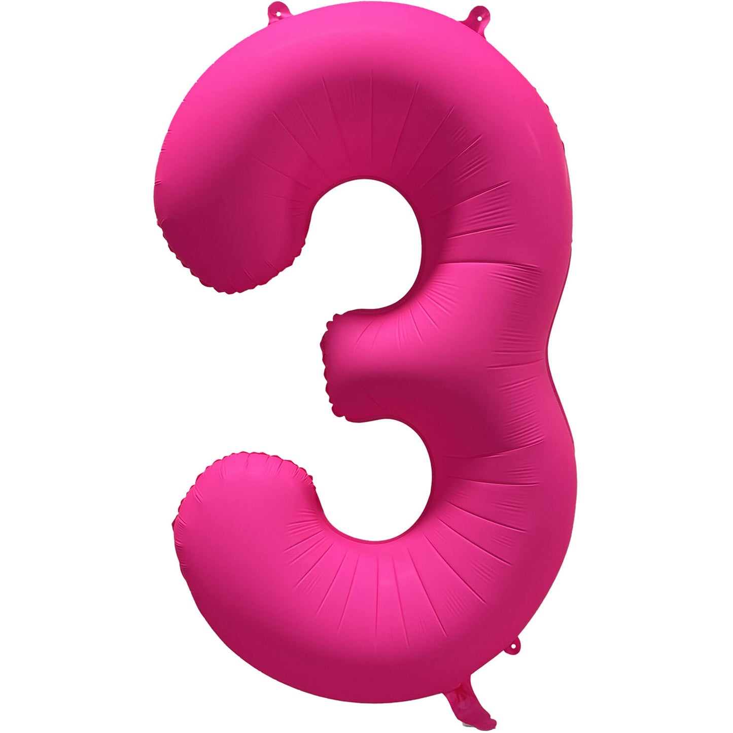 Folienballon Zahl - Neon Pink - 86 cm