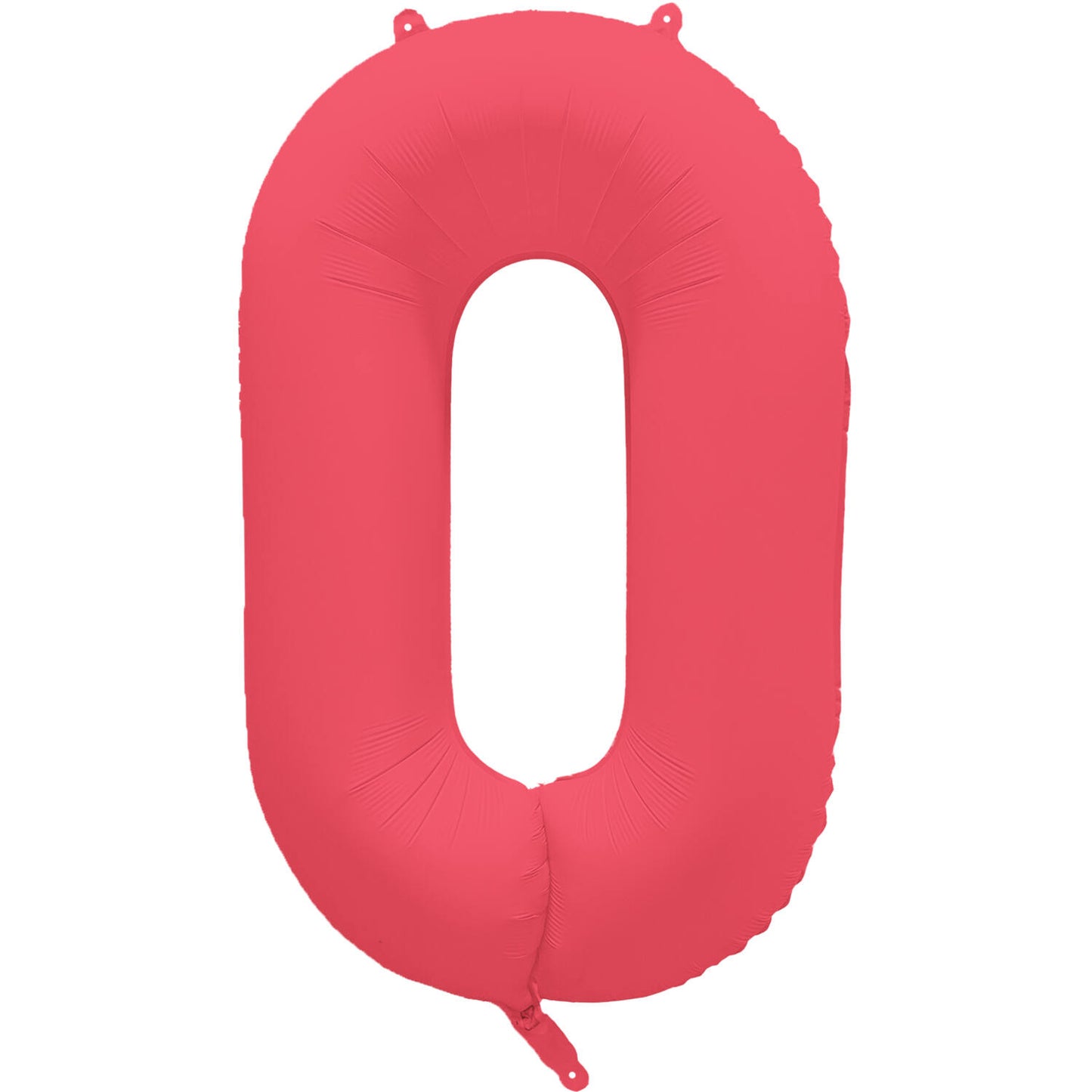 Folienballon Zahl - Neon Rot - 86 cm