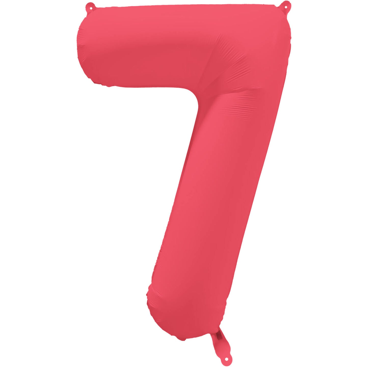 Folienballon Zahl - Neon Rot - 86 cm