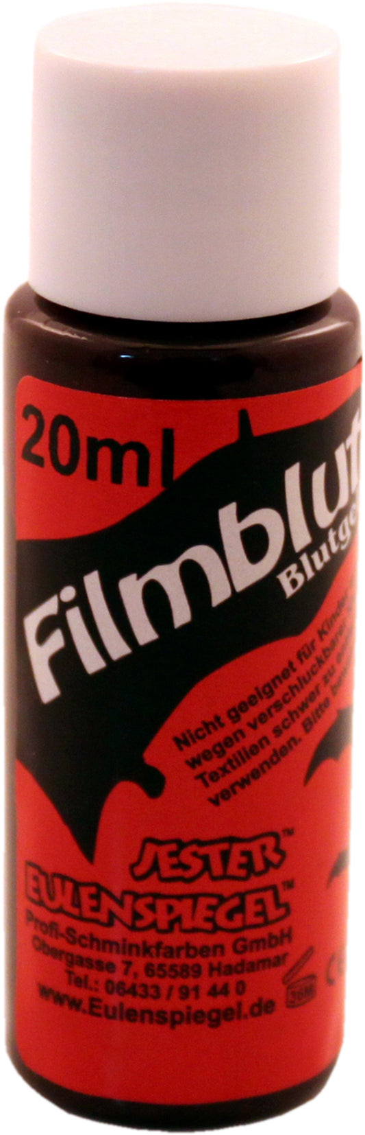 Filmblut / Blutgel Hell – 20 ml – TV, Film & Theaterqualität