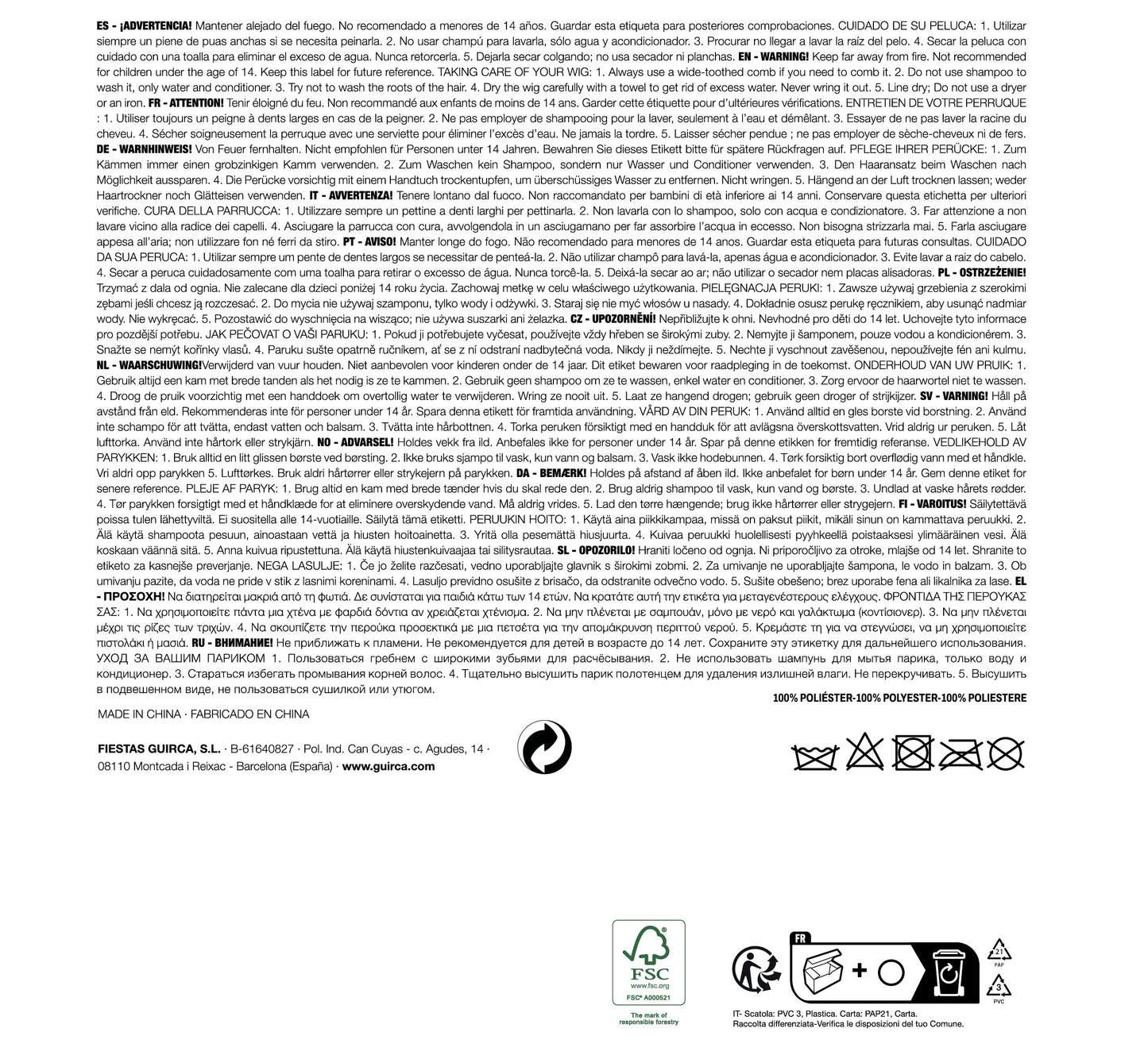 Grüne Verrückte-Narr-Perücke – Halloween