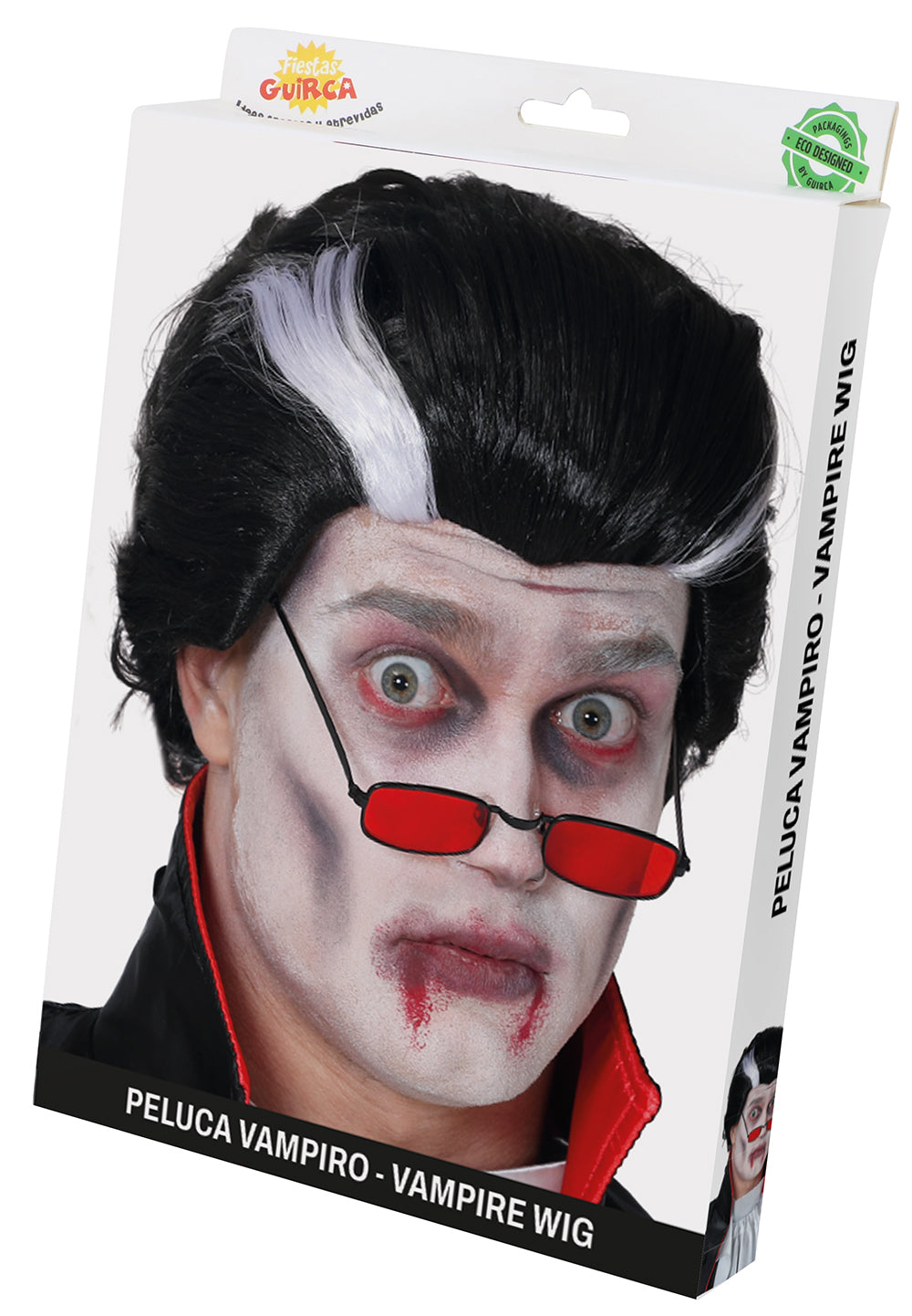 Vampir-Perücke für Herren – Halloween